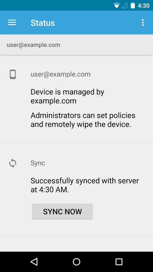 谷歌应用设备策略(Device Policy)