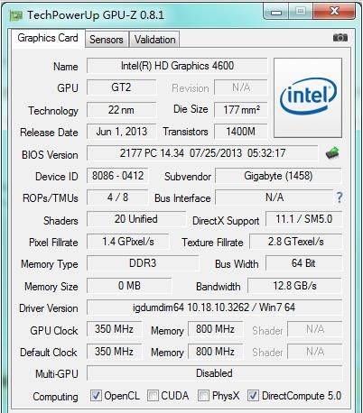 ԿϢʶ𹤾(GPU-Z) v0.8.9