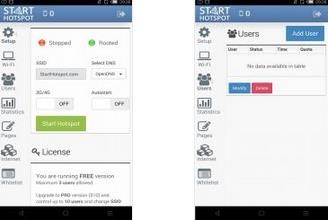 开启热点 Start Hotspot