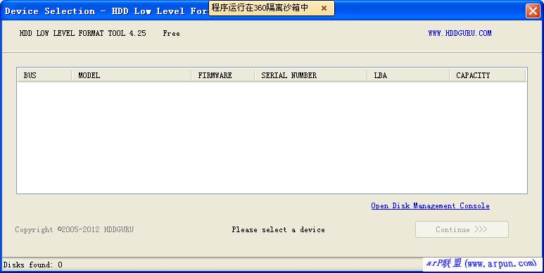 Ӳ̵ͼʽ(HDD Low Level Format Tool)