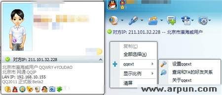 QQext自动探测 qq2013显IP