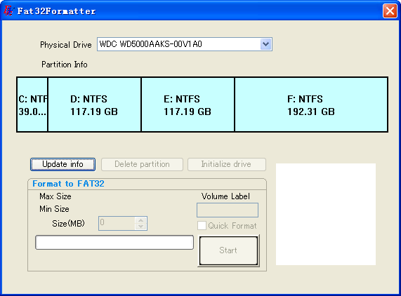 Fat32ʽ(Fat32Formatter)