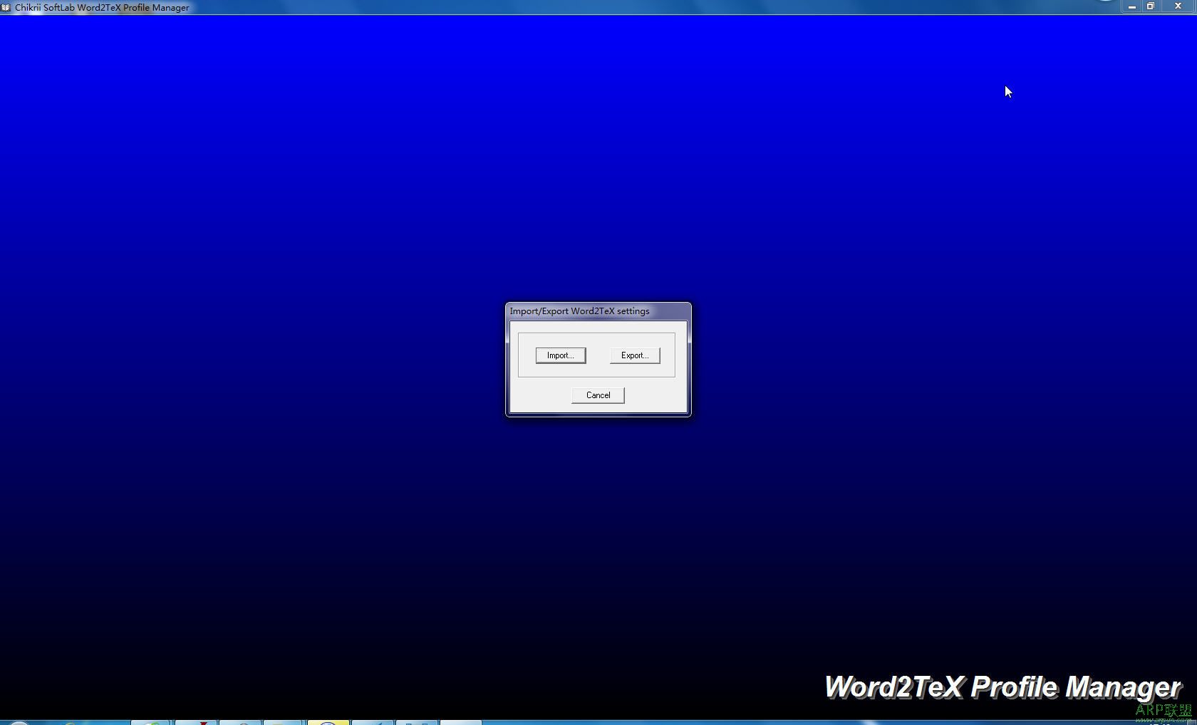 Word转latex工具(Word2TeX)