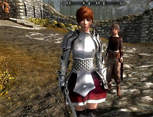 上古卷轴5女性盔甲MOD 绿色版