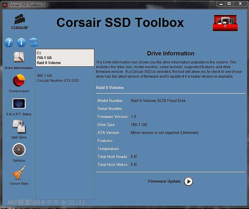 ̬Ӳ̹Corsair SSD Toolbox