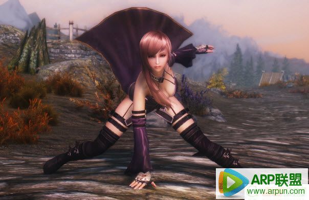 上古卷轴5女性劈腿跳跃动作mod