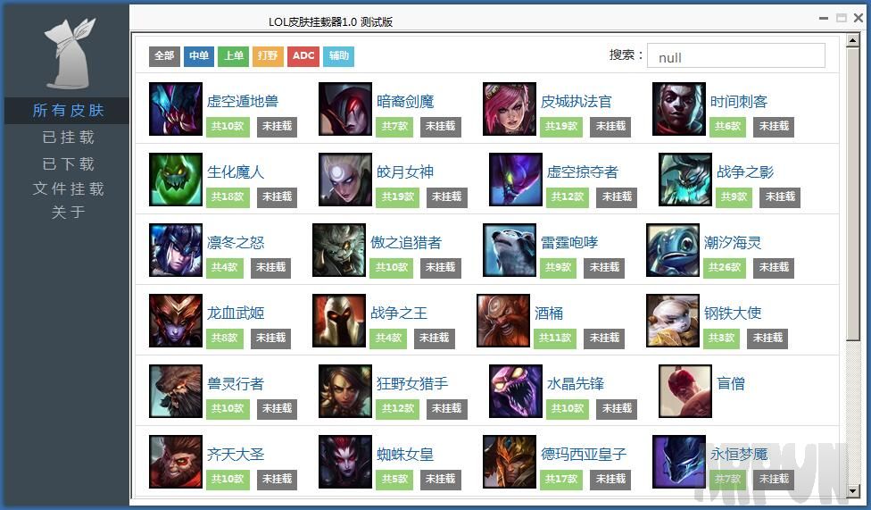 夜猫lol皮肤挂载器