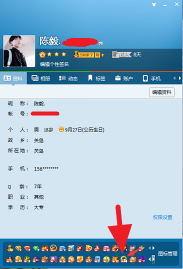 秒点亮QQ黄金浏览器7级图标工具【附教程】