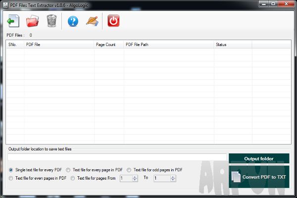 PDF文字提取软件(PDF Files Text Extractor)
