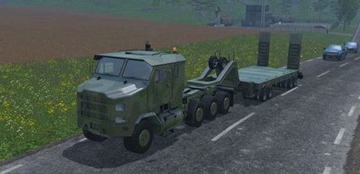 模拟农场15官方平板拖车MOD