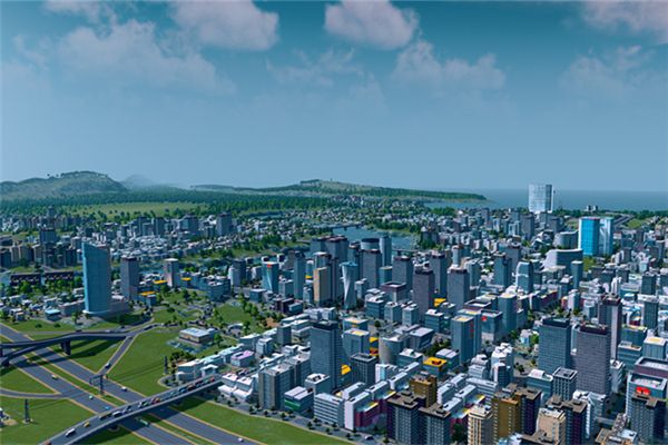 城市天际线三体特大立交桥MOD
