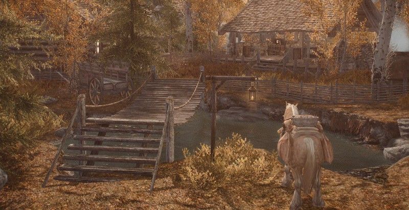 《上古卷轴5天际重制版》裂谷区农舍MOD