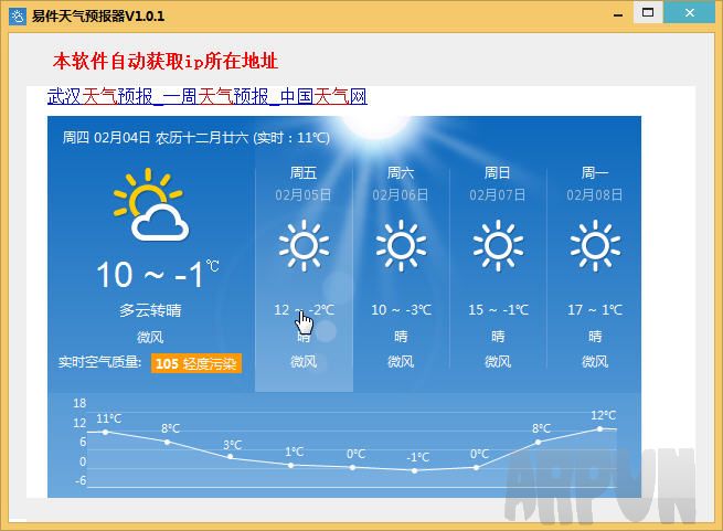 易件天气预报器