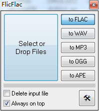 FlicFlac格式转换器(flac转mp3格式转换器)