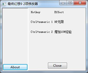最终幻想9v1.0两项修改器