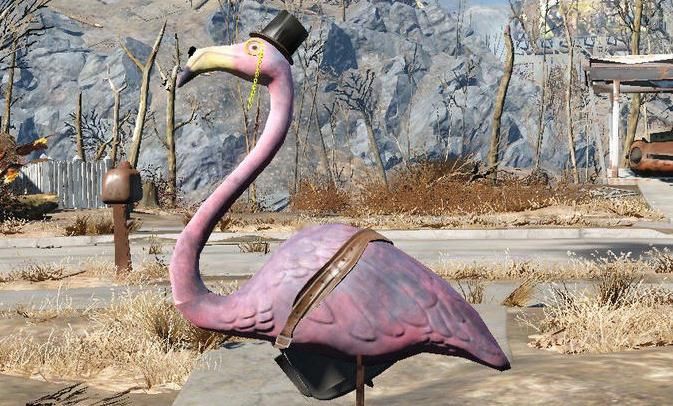 辐射4红鹤林格替换狗肉MOD