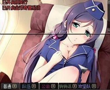 dnf空姐东条希聊天框福利界面补丁
