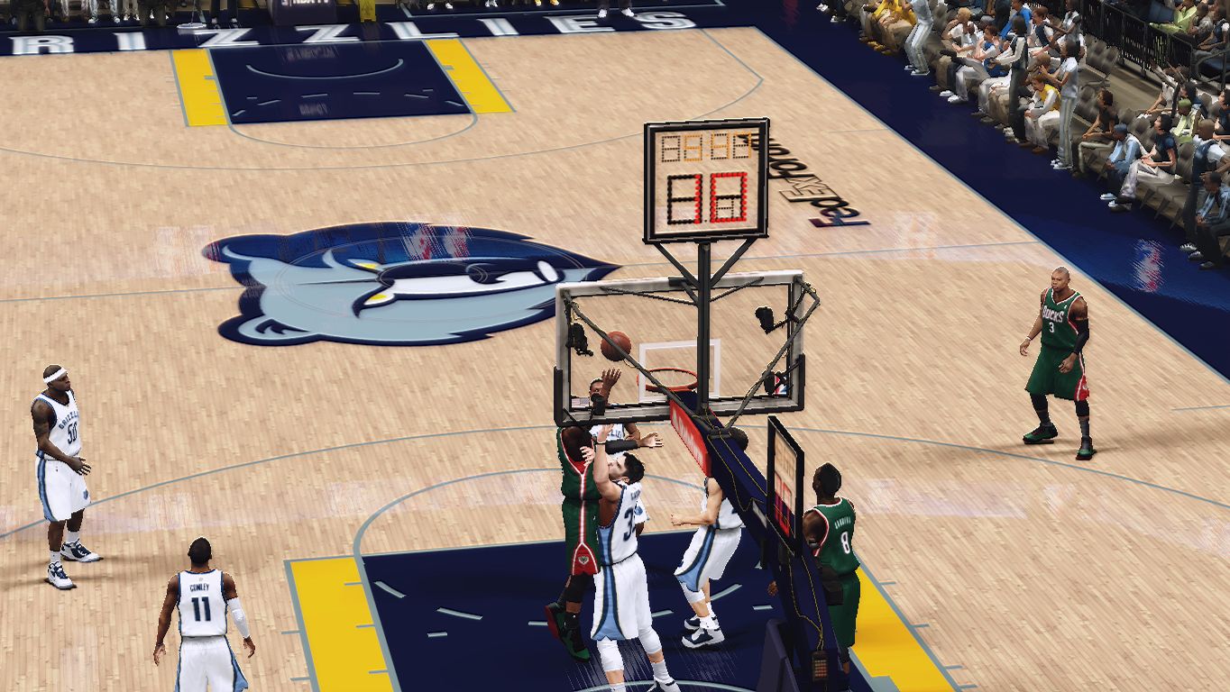 NBA2k14灰熊主场球场补丁