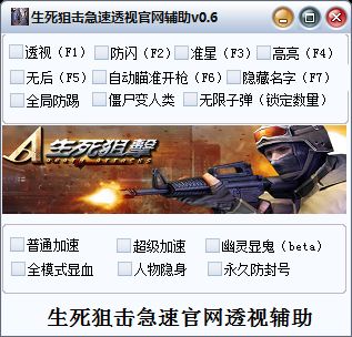 生死狙击急速透视官网辅助