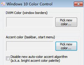 Windows 10 Color Control