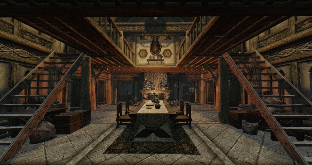 《上古卷轴5天际重制版》增强炉火照明MOD