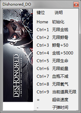 耻辱界外魔之死十一项修改器