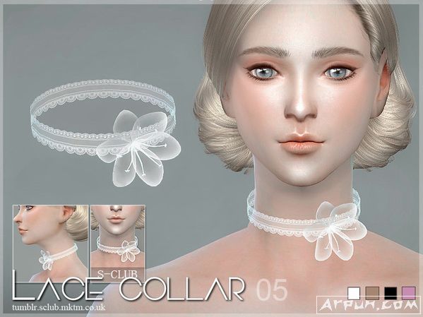 模拟人生4S-Club05号女士蕾丝花领结MOD
