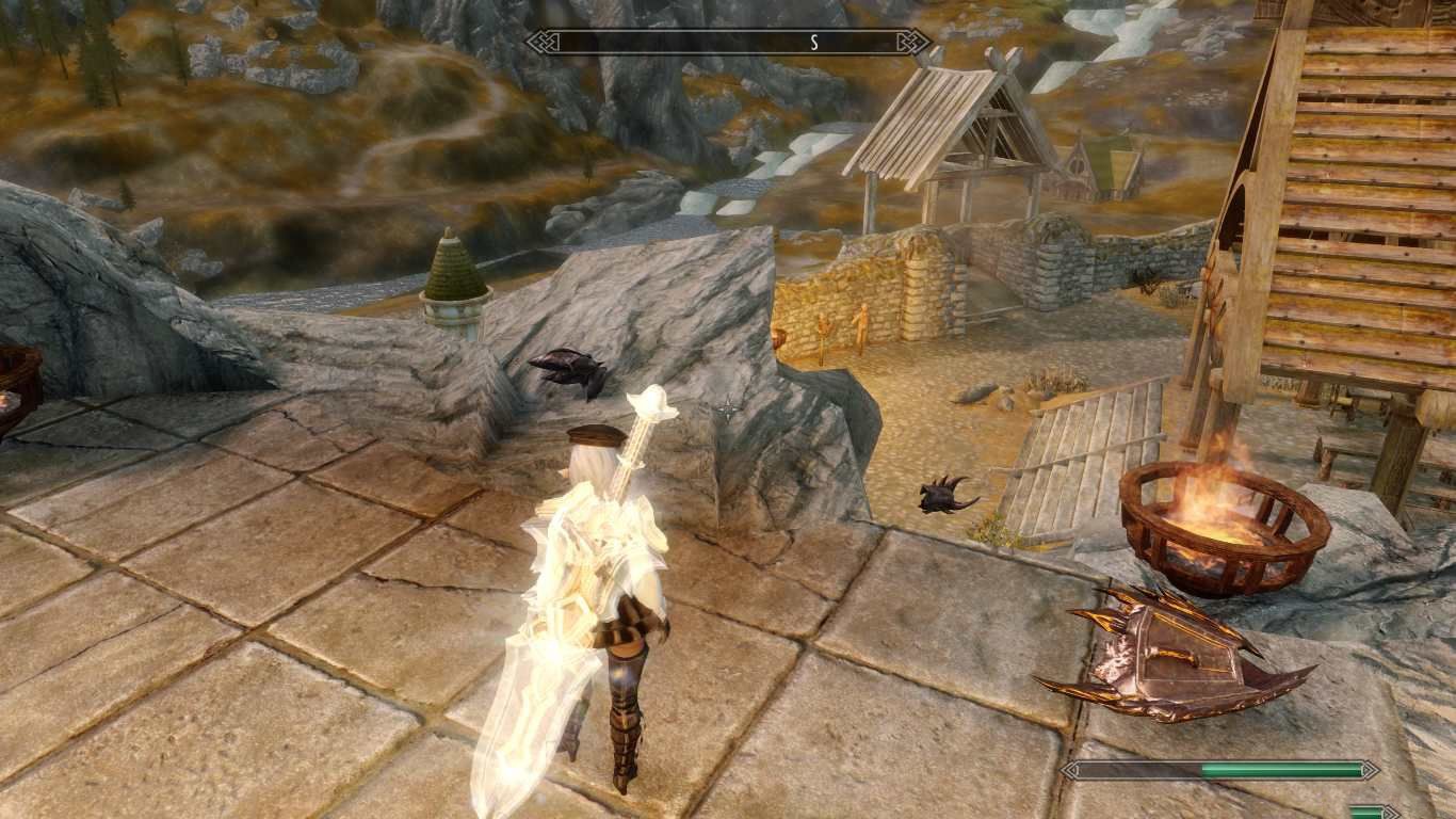 《上古卷轴5天际重制版》水晶双手剑终结之战MOD