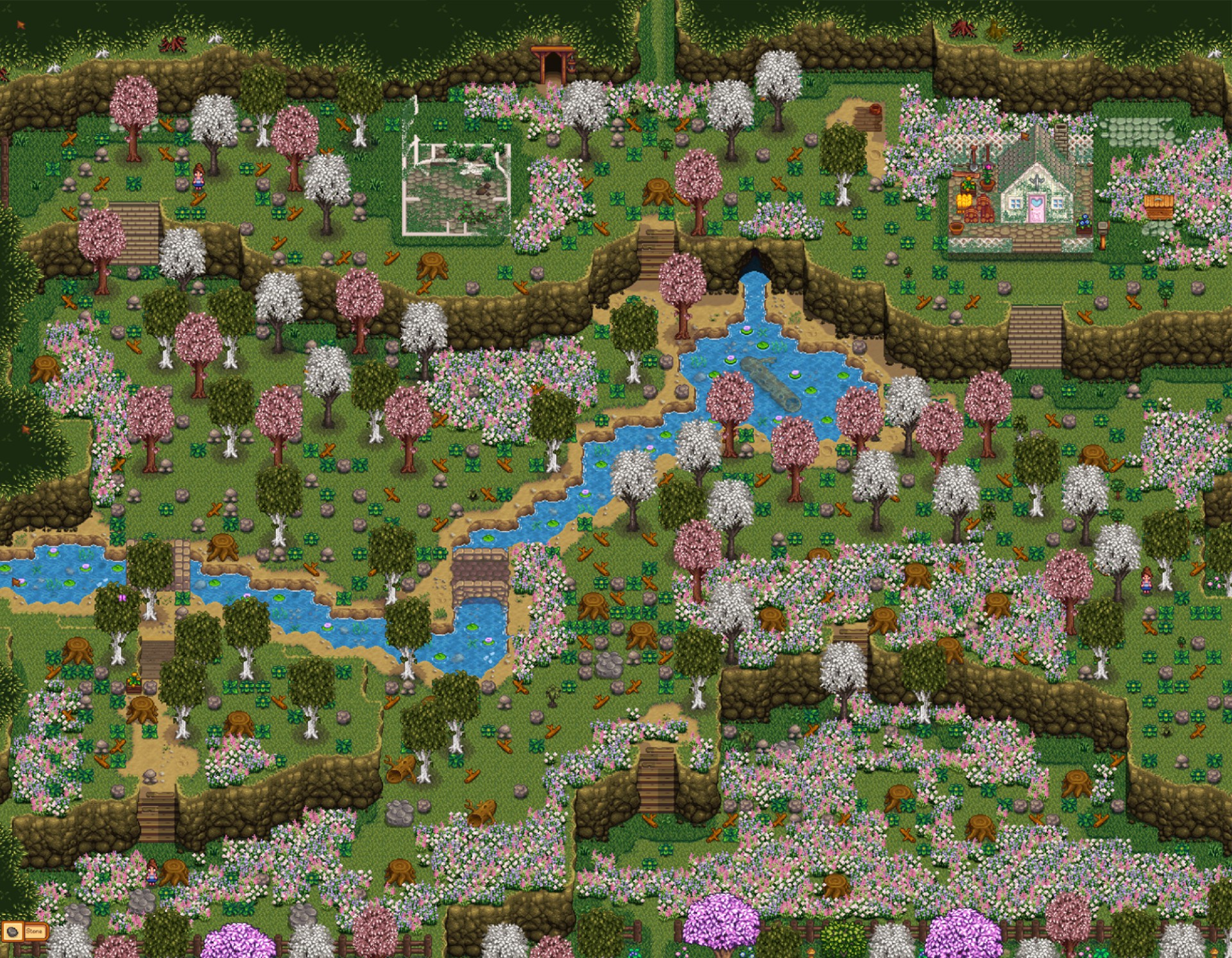 《星露谷物语》阿里的山村农场地图MOD