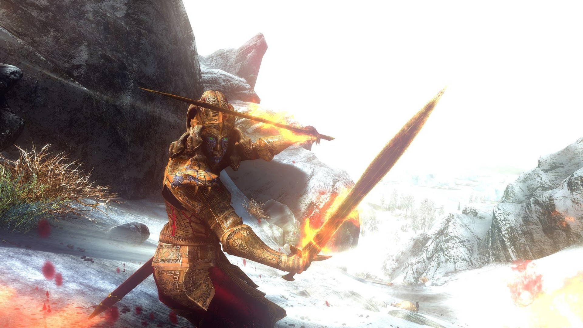 《上古卷轴5天际重制版》高大上的武器特效MOD