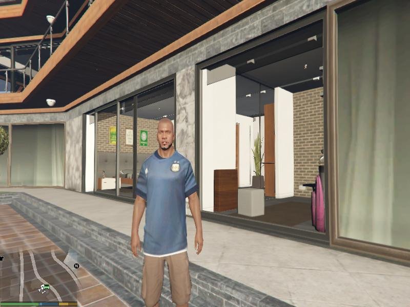 GTA5阿根廷国家足球队主客场球衣MOD