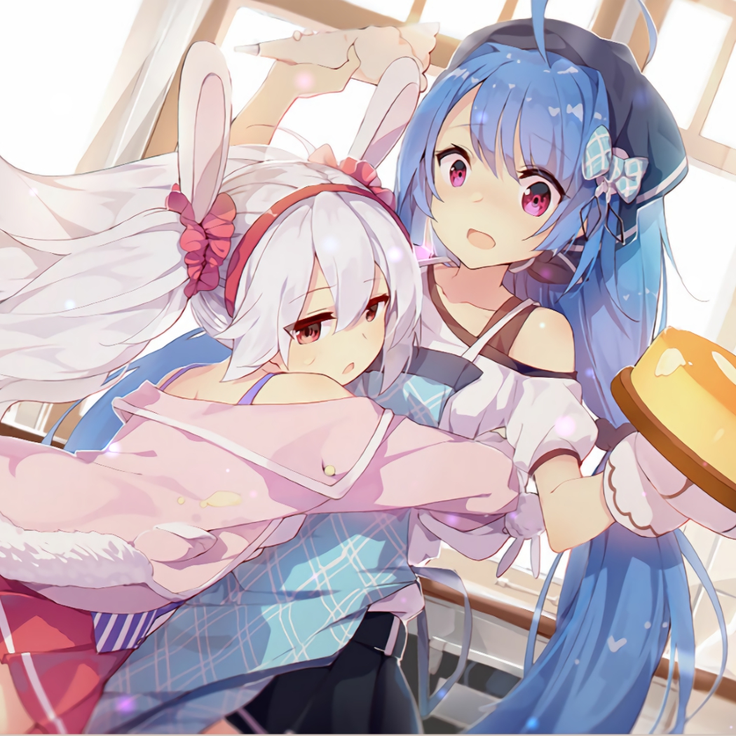 Wallpaper Engine碧蓝航线拉菲与海妈 1080P 动态壁纸