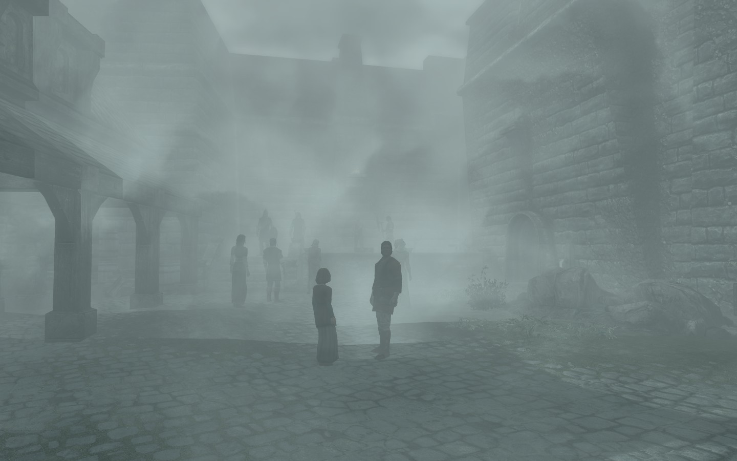 《上古卷轴5天际重制版》帝都雾霾天气场景MOD