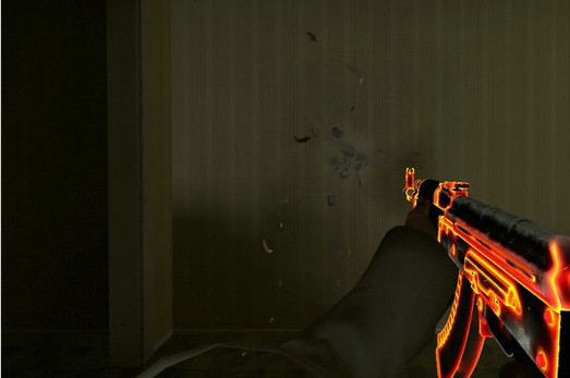 求生之路2CSGO炽红AKMOD