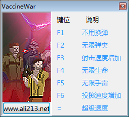 《疫苗战争》v1.0七项修改器