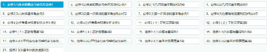 高中数学必修+选修课全套 视频讲解演讲公开课
