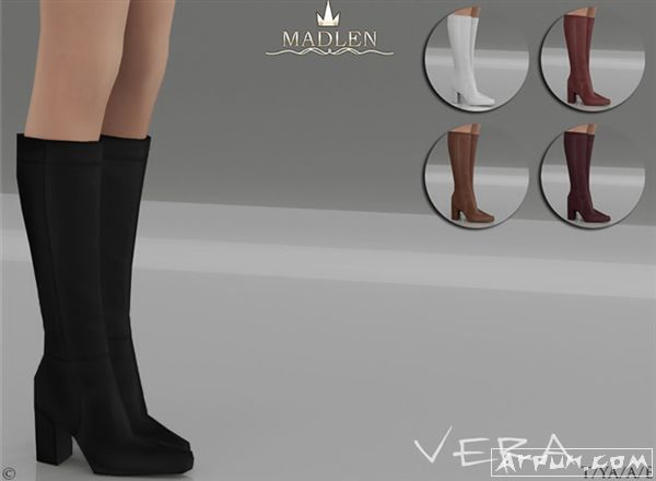 模拟人生4简约高跟长筒靴MOD(模拟人生4mod)