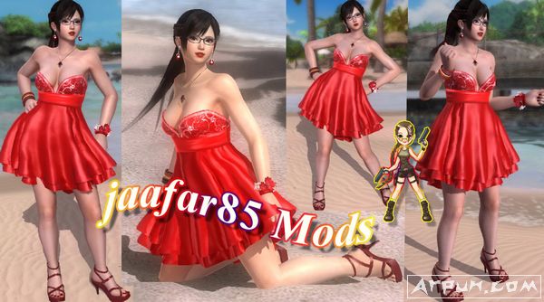 死或生5最后一战心性感可爱红色伴娘装MOD(死或生5mod)