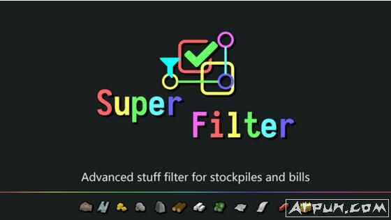 环世界a17StuffFilter原料筛选器MOD