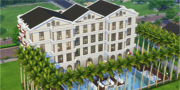 模拟人生4五星级棕榈树酒店MOD(模拟人生4mod)