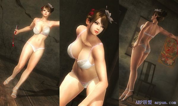 死或生5最后一战不知火舞白色蕾丝胸衣MOD