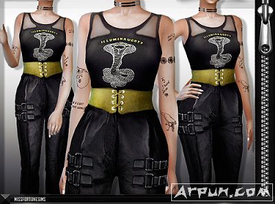 模拟人生4女式连身裤MOD(模拟人生4mod)