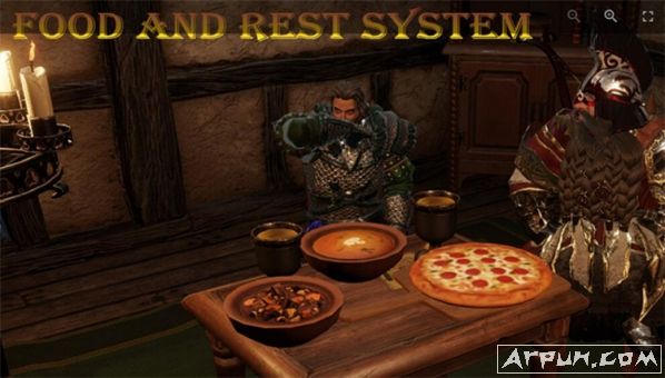 神界原罪2真实的食物和休息系统MOD
