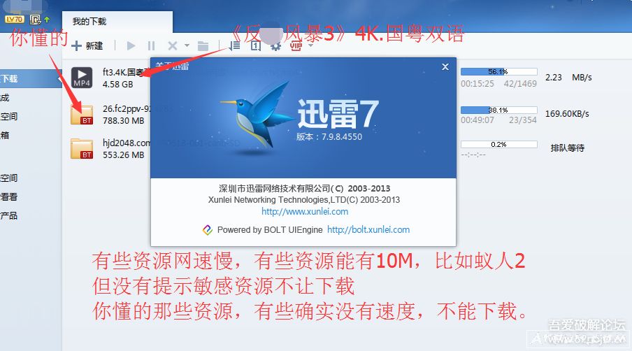 迅雷去广告最高10M下载