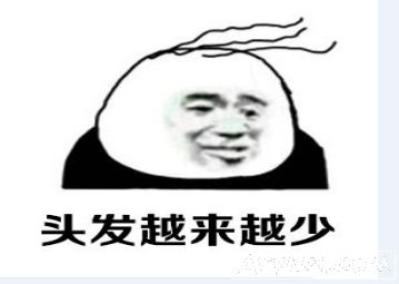 头发越来越少幽默内涵QQ表情包