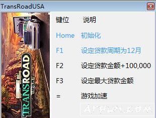 物流之路美国四项修改器