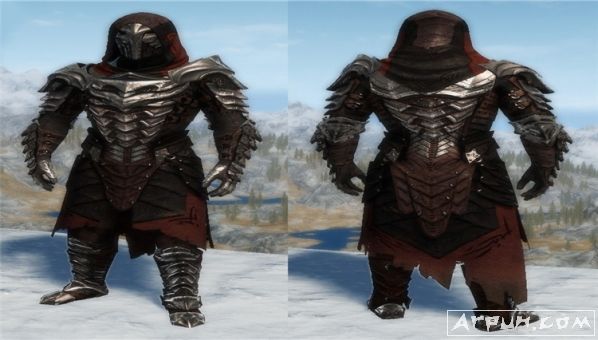上古卷轴5天际重制版恶魔王士盔甲MOD