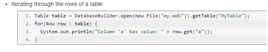 Accessݿȡдjava(Jackcess)