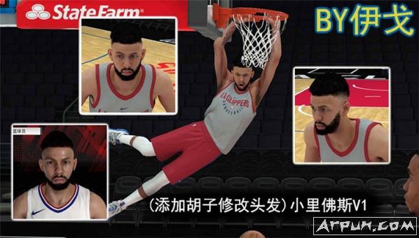 NBA2K18快船队奥斯汀里弗斯最新身形MOD
