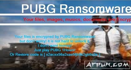 吃鸡一小时勒索病毒查杀工具(PUBG,Ransomware)最新版